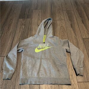 Nike Sportswear Futura Fleece Hoodie Pullover Sweatshirt Men’s Sz Large Grey!